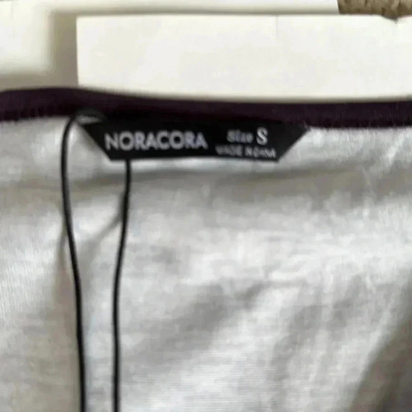Noracora long sleeve two tone shirt size small NWT - Picture 3 of 4